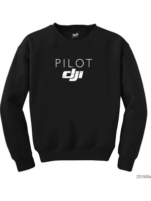 Wakha Djı Pilot Siyah Sweatshirt