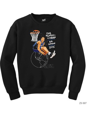 Wakha Aeron Gordon Slam Dunk Siyah Sweatshirt