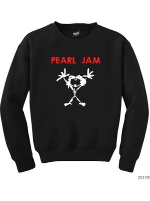 Wakha Pearl Jam Mascot Siyah Sweatshirt