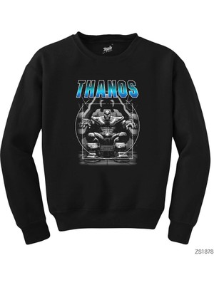 Wakha Avengers Thanos Commander Siyah Sweatshirt