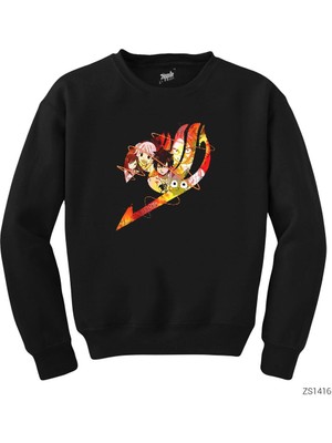 Wakha Fair Tail Siyah Sweatshirt