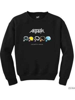 Wakha Anthrax Concert Siyah Sweatshirt