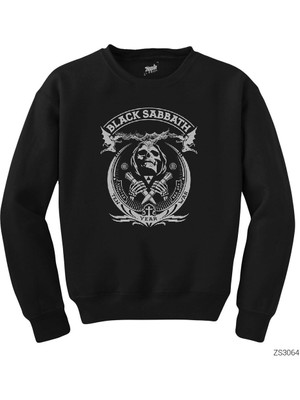 Wakha Black Sabbath Ten Year War Siyah Sweatshirt