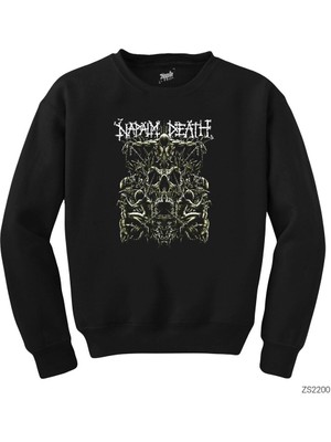 Wakha Napalm Death Chain Siyah Sweatshirt