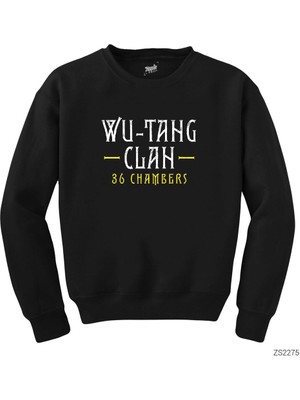 Wakha Wu Tang 36 Chambers Siyah Sweatshirt