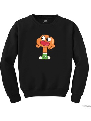 Wakha Gumball Darwin Siyah Sweatshirt