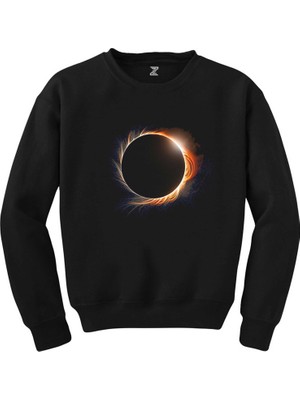 Wakha Solar Eclipse Siyah Sweatshirt