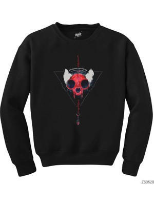Wakha Kuru Kafa Mührü Siyah Sweatshirt
