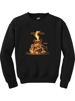 Wakha Sepultura Arise Siyah Sweatshirt