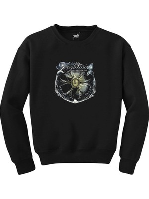 Wakha Nightwish The Crow The Owl Siyah Sweatshirt