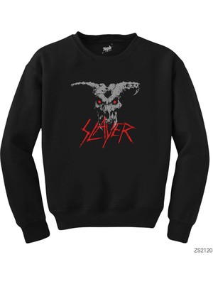 Wakha Slayer Demon Siyah Sweatshirt