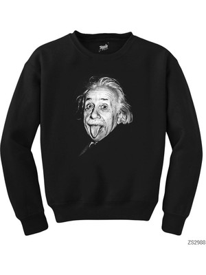 Wakha Einstein Siyah Sweatshirt