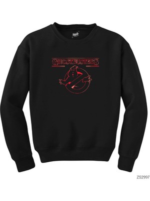 Wakha Ghostbusters Ghost Things Siyah Sweatshirt