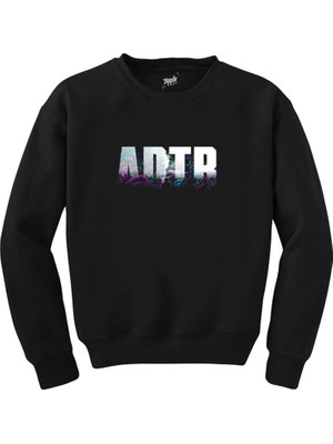 Wakha A Day Remember Homesick Siyah Sweatshirt