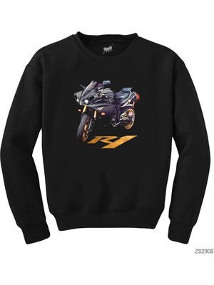 Wakha Yamaha R1 Siyah Sweatshirt