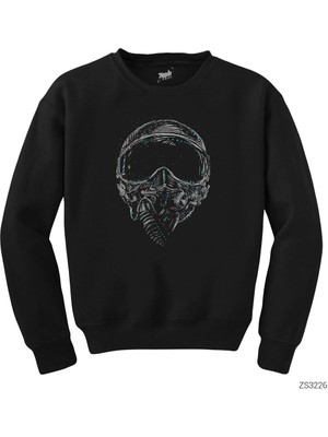 Wakha Defender Helmet Siyah Sweatshirt