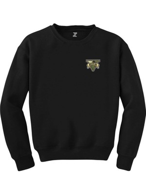 Wakha Gta Five Green Logo Siyah Sweatshirt