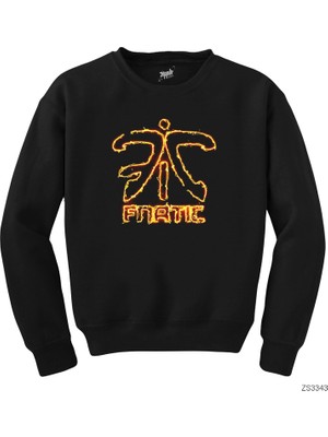 Wakha Fnatic Fired Up Siyah Sweatshirt