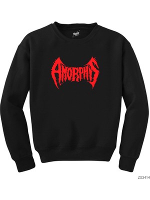 Wakha Amorphis Siyah Sweatshirt