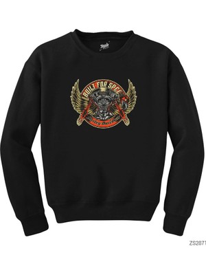 Wakha Harley Davidson Built For Speed Siyah Sweatshirt