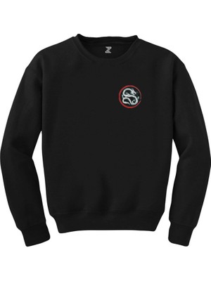 Wakha Dragon Karate Siyah Sweatshirt