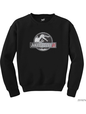 Wakha Jurassic Park Claw Siyah Sweatshirt