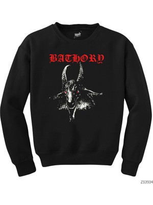 Wakha Bathory Goat Classic Siyah Sweatshirt
