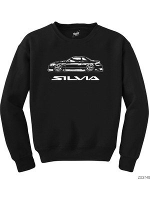 Wakha Nissan Silvia Siyah Sweatshirt