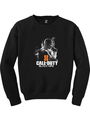 Wakha Call Of Duty Black Ops Siyah Sweatshirt