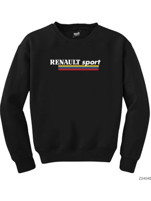 Wakha Renault Sport Vintage Siyah Sweatshirt