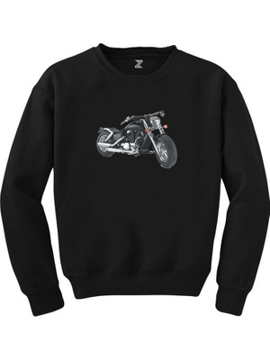 Wakha Harley Davidson Sportster Siyah Sweatshirt