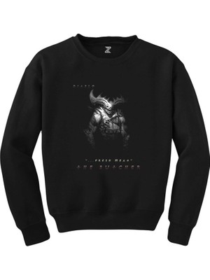 Wakha Diablo 3 The Butcher Siyah Sweatshirt