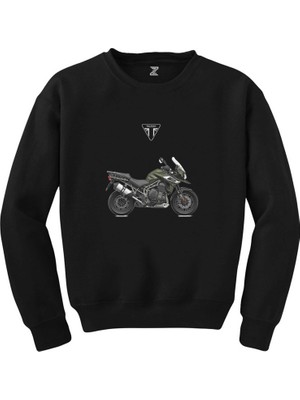 Wakha Triumph Tiger Explorer Siyah Sweatshirt