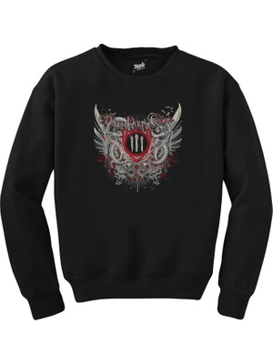 Wakha Three Days Grace Siyah Sweatshirt
