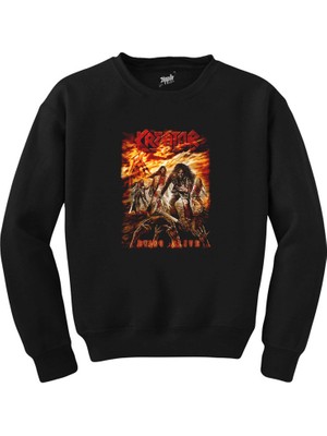 Wakha Kreator Dying Alive Siyah Sweatshirt