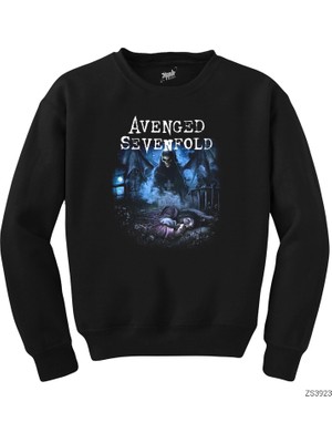 Wakha Avenged Sevenfold Nightmare Siyah Sweatshirt