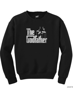 Wakha The Godfather Distorted Siyah Sweatshirt