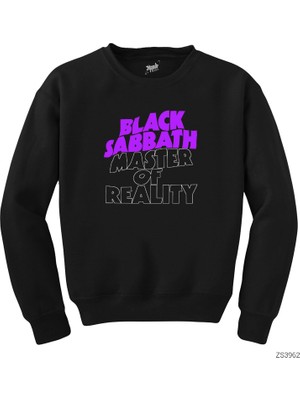 Wakha Black Sabbath Master Of Reality Siyah Sweatshirt