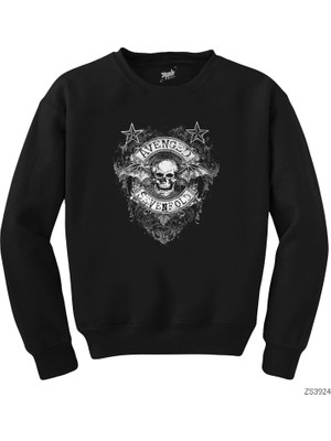 Wakha Avenged Sevenfold Star Siyah Sweatshirt