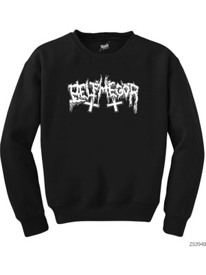 Wakha Belphegor Logo Siyah Sweatshirt