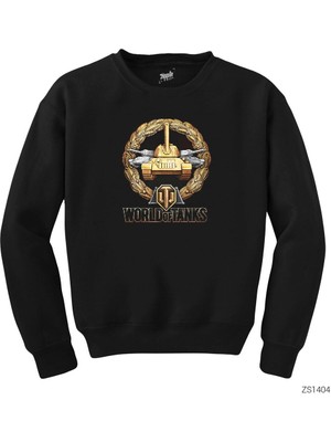 Wakha World Of Tanks Hight Caliber Siyah Sweatshirt