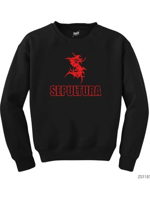 Wakha Sepultura Siyah Sweatshirt