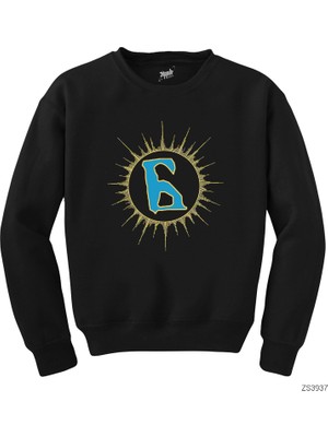 Wakha Batushka Logo Siyah Sweatshirt