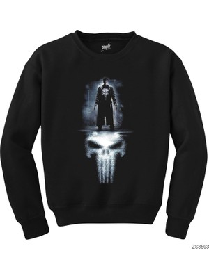 Wakha Punisher Reflection Siyah Sweatshirt