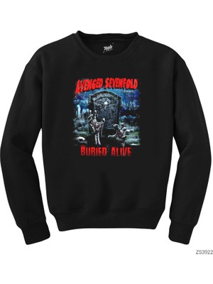 Wakha Avenged Sevenfold Buried Alive Siyah Sweatshirt
