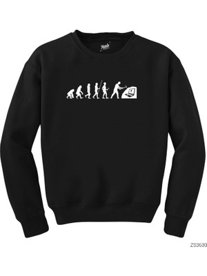 Wakha Kripto Para Madencilik Siyah Sweatshirt