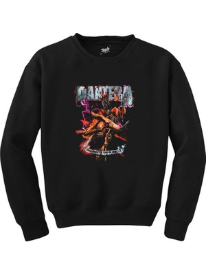 Wakha Pantera Cowboys From Hell Siyah Sweatshirt