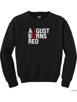 Wakha August Burns Red Siyah Sweatshirt