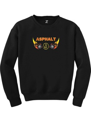 Wakha Asphalt 9 Legends Siyah Sweatshirt