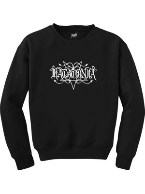 Wakha Katatonia Logo 2 Siyah Sweatshirt